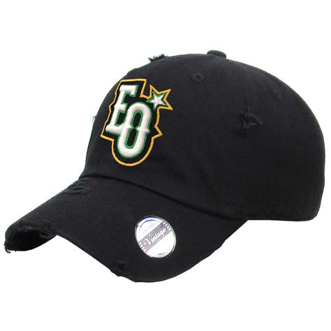 estrellas orientales hat|Estrellas Orientales EO logo Embroidered Vintage Black Hat.